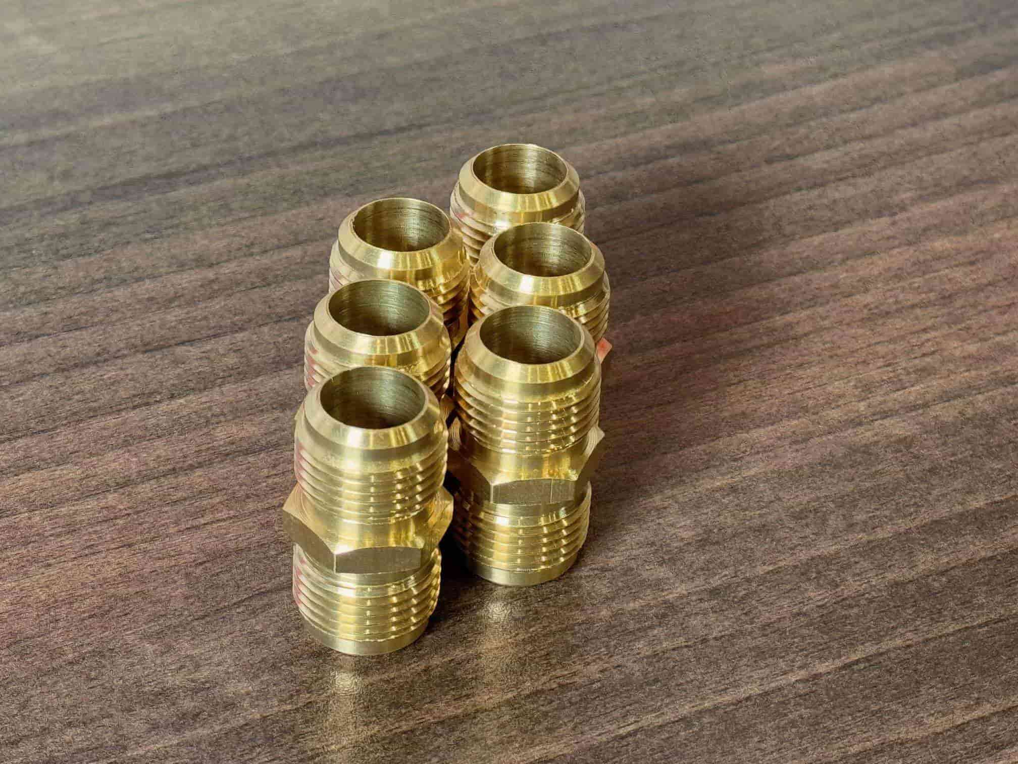 Brass union 3/8 - Image 3