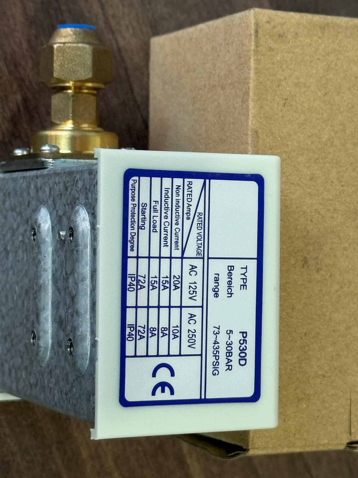 Allair High Pressure Control Auto - Image 2