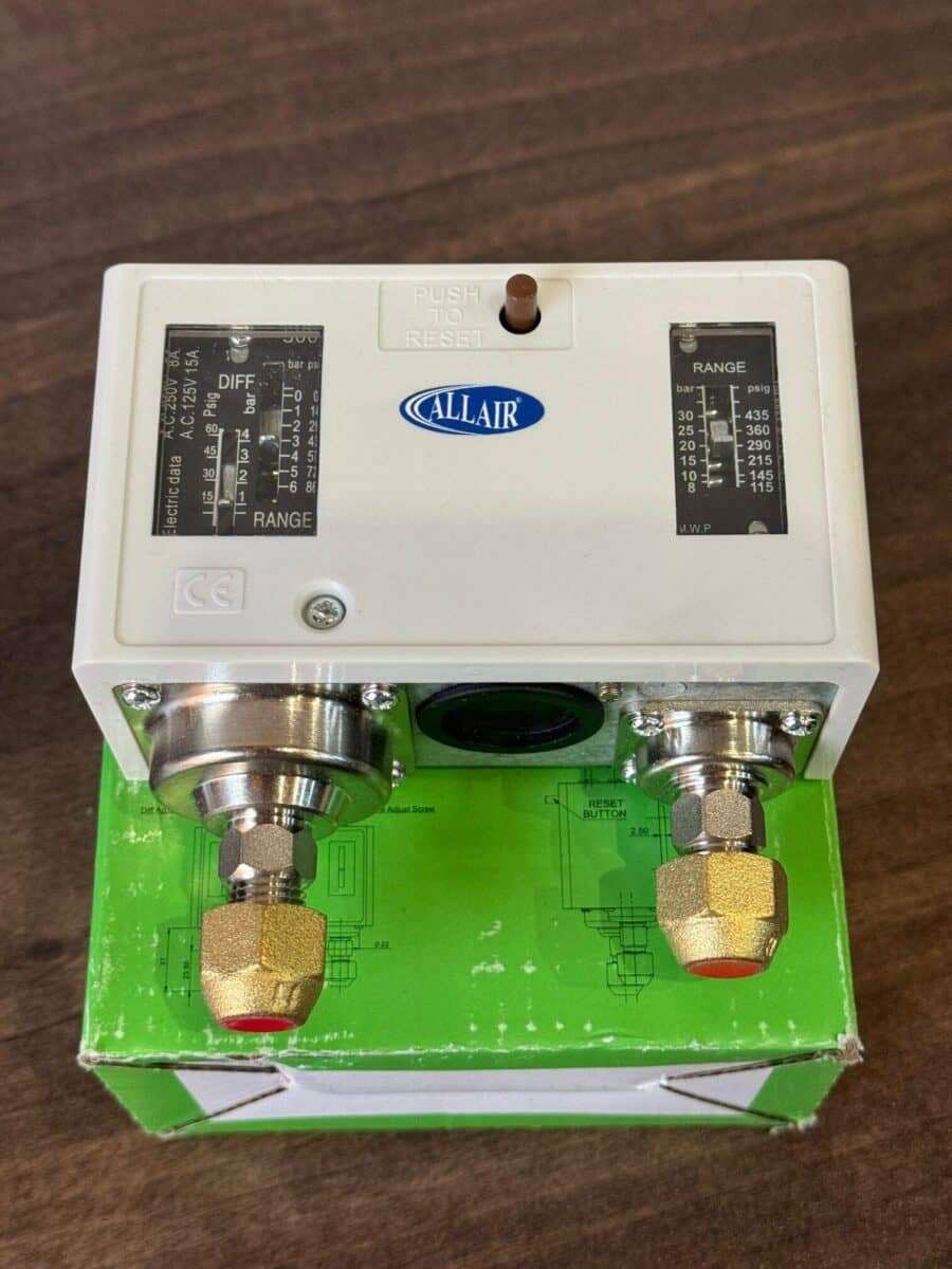 Dual Pressure Control Auto/Man