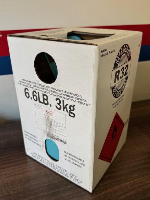Refrigerant R32 cylinder gas 3kg disposable