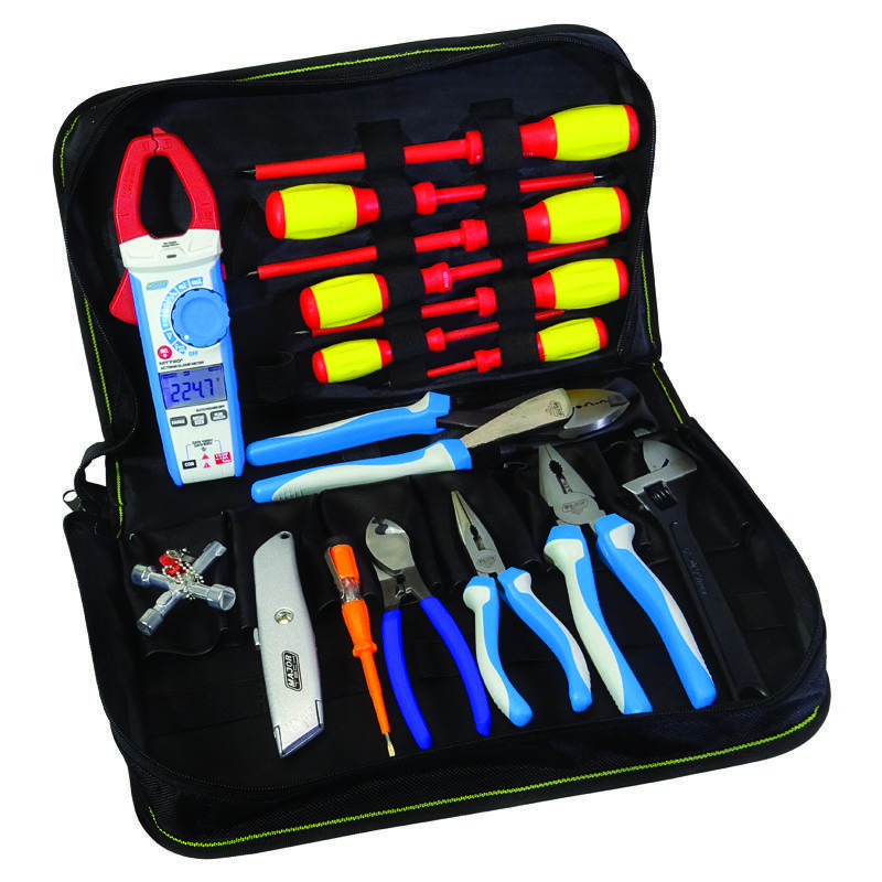 Major tech Toolkit with Clamp Meter