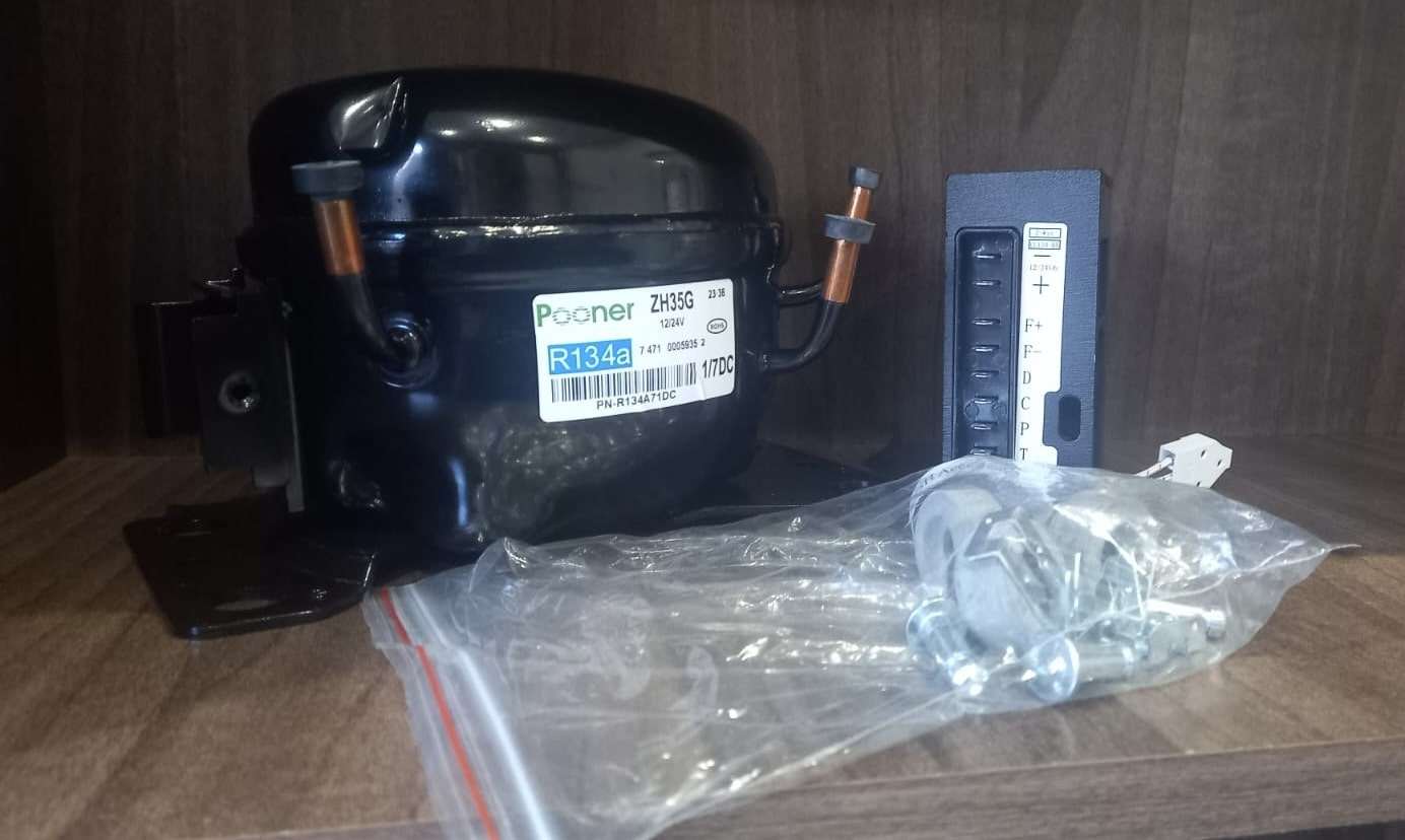 1/7HP Domestic compressor DC12-24 V R134a - Image 4