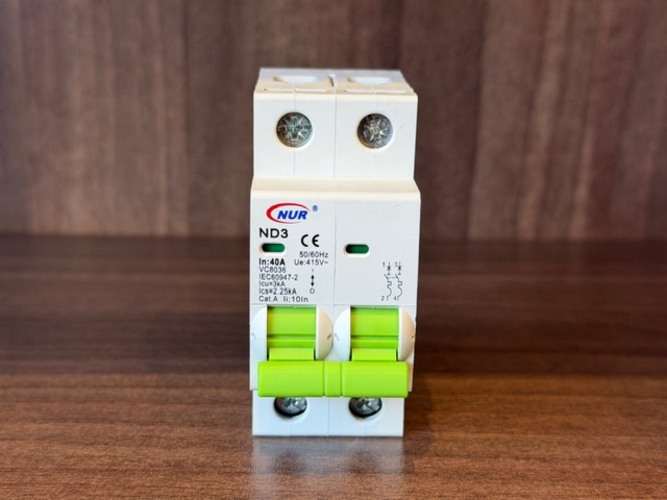 NUR Circuit Breakers dinrail 40A 2 pole
